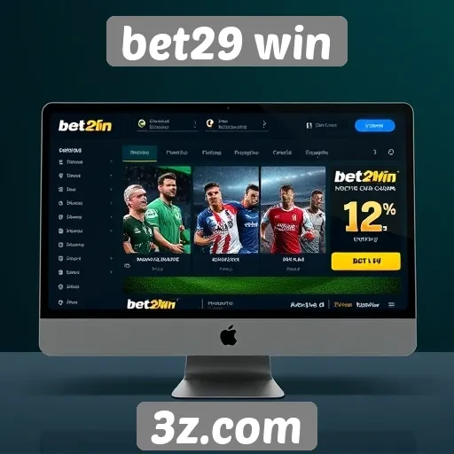 Análise da interface do site bet29 win